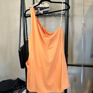 SOLD

Orange summer one shoulder dress​